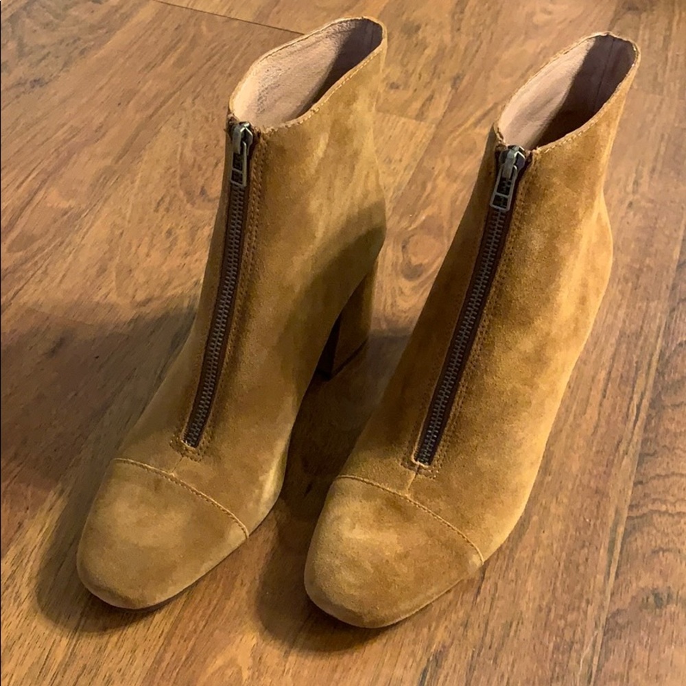 Madewell Amalia Boot - Camel/brown Size 9